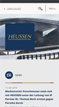 Mobile Screenshot of heussen-law.de